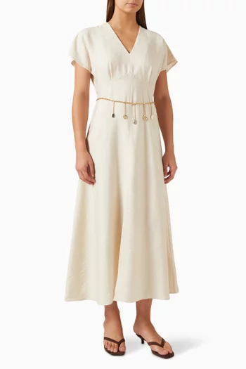 Betled Dress in Lyocell Blend