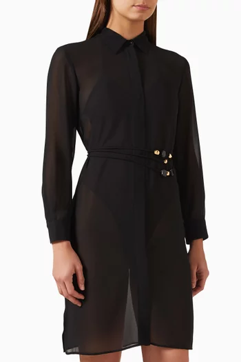 Necklace Shirt in Georgette