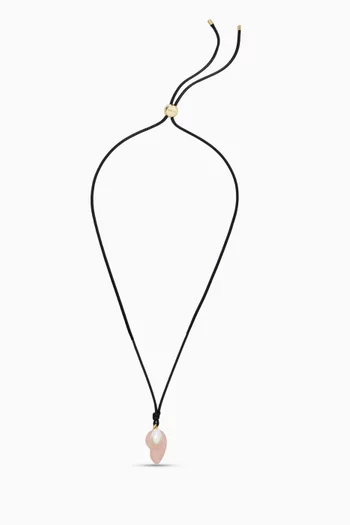 The Santorini Pearl Cord Necklace