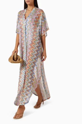 Zigzag-knit Dress