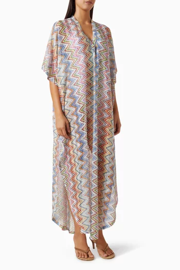 Zigzag-knit Dress