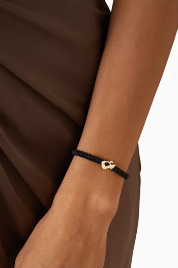 Oula Arabic Letter 'Kaf' Bracelet in 18kt Gold