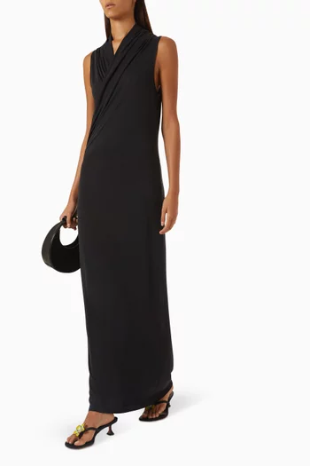 Luda Slouchy Wrap Maxi Dress