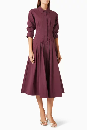 Jazz Shirtdress in Cotton Poplin