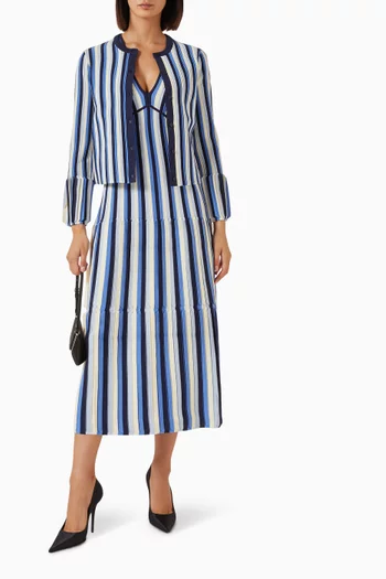 Iris Striped Knitted Jacket