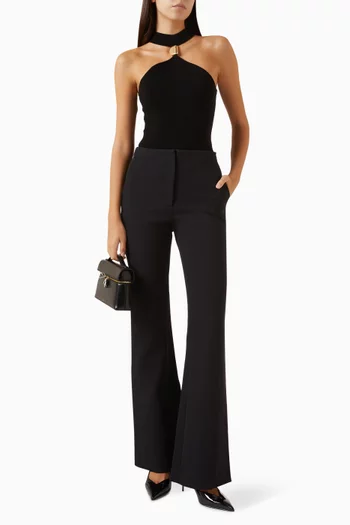 Renlen Halterneck Top in Knit