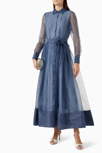 Montgomery Button-up Midi Dress