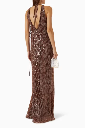 Reagan Sequin-embellished Dress