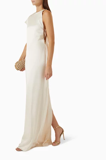 Catherine Dress in Satin