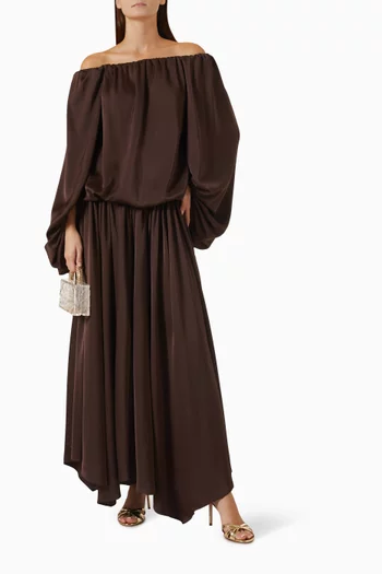 Valencia Off-shoulder Dress