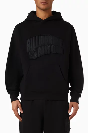 Arch Logo Oversized Hoodie in Fleece