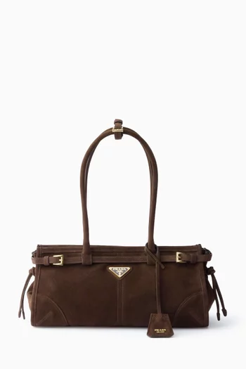 Medium Bonnie Bag in Suede