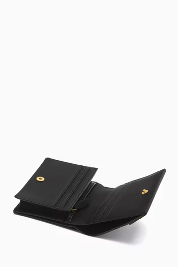 Small Pina Wallet in Studded Calfskin