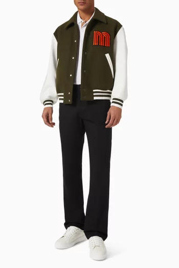 Collection Bomber Jacket in Wool