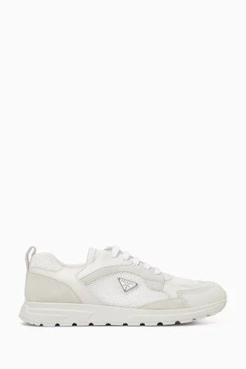 Prax Sneakers in Leather & Fabric
