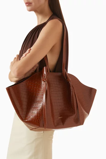 Large Mochi Tote Bag in Leather