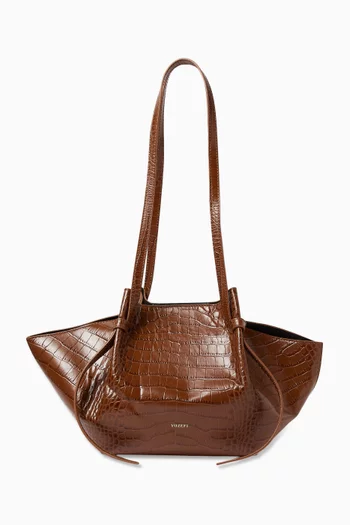 Mochi Tote Bag in Embossed Bovine Leather