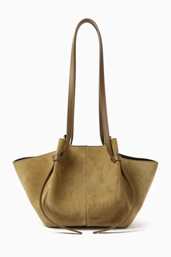 Mochi Tote Bag in Suede Leather