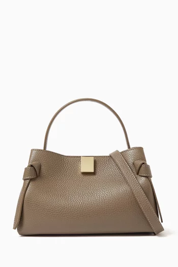 Mini Gyoza Bag in Pebble-grained Bovine Leather