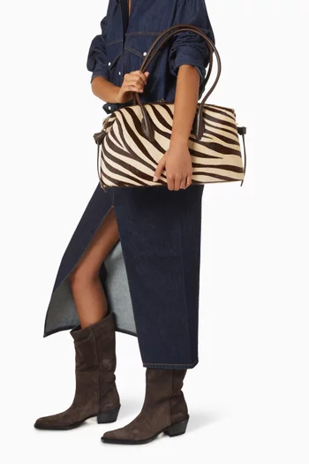 Brioche Duffle Bag in Pony Hair Leather