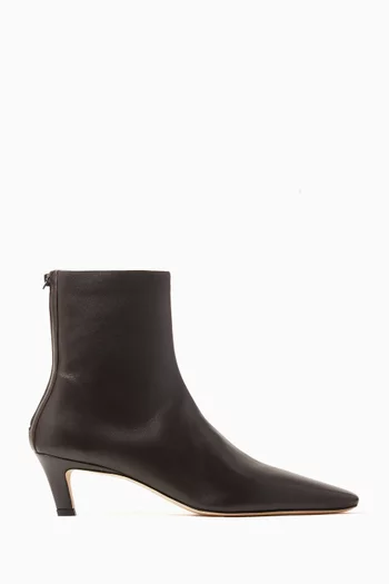 Ankle Boots in Goatskin Leather