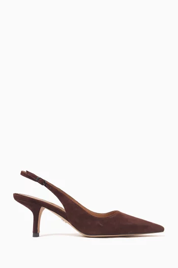 Bianka Slingback Pumps in Suede