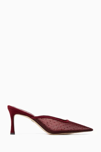 Margeux 75 Mules in Mesh