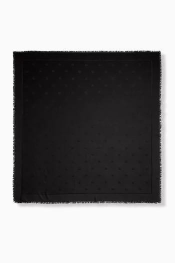 Double G Shawl in Silk-wool