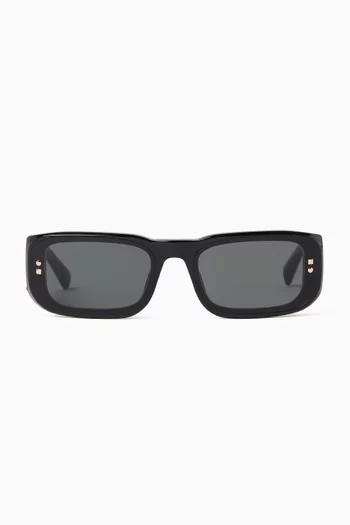 Pisco Rectangle Sunglasses in Acetate