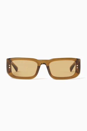 Pisco Rectangle Sunglasses in Acetate