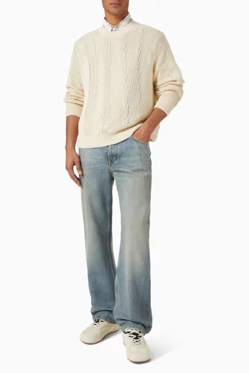 Genoa Coated Jeans in Denim