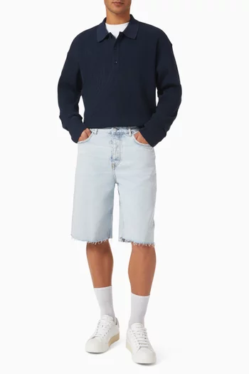 Kayce Shorts in Denim