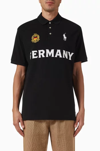 Germany Logo Polo T-shirt in Knit