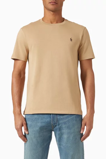 Logo Slim-fit T-shirt in Cotton