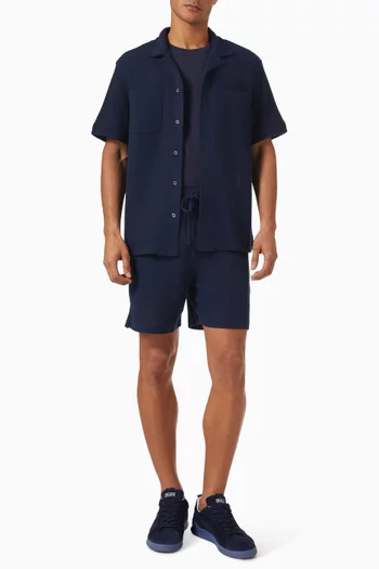 Marino Pointelle Shirt in Knit