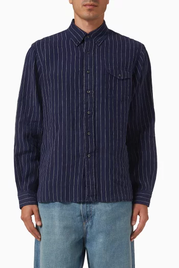 Patch Pocket Shirt in Linen