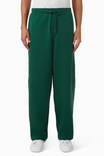 Drawstring Straight-leg Sweatpants in Cotton-blend