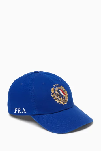 France Classic Baseball Cap in Cotton-twill