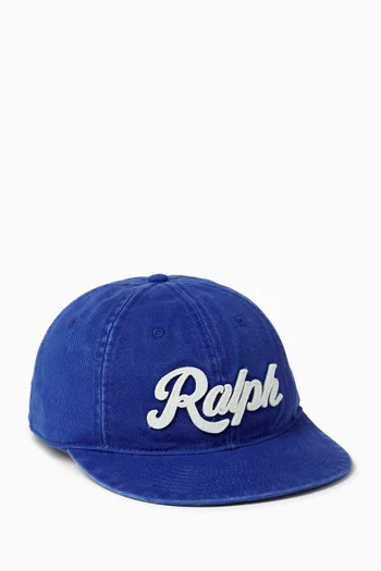 Newport Logo Baseball Cap in Cotton