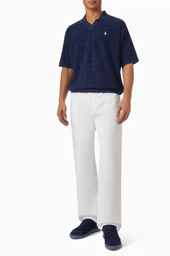 Logo Polo T-shirt in French-terry