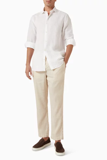 Oscar Pants in Linen-blend