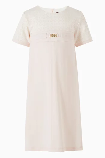 Logo Belt Dress