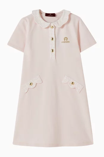 Scallop Shirt Dress