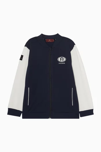 Zip-Up Varsity Jacket