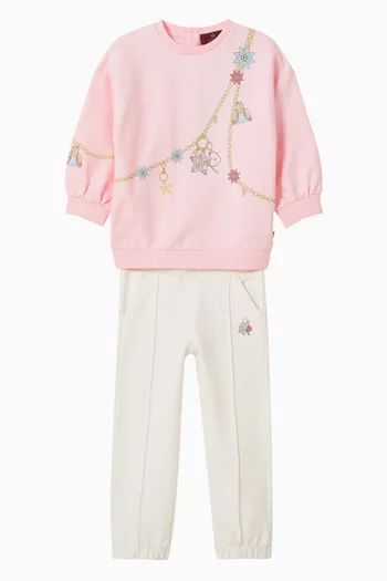 Logo Charm Sweatpants