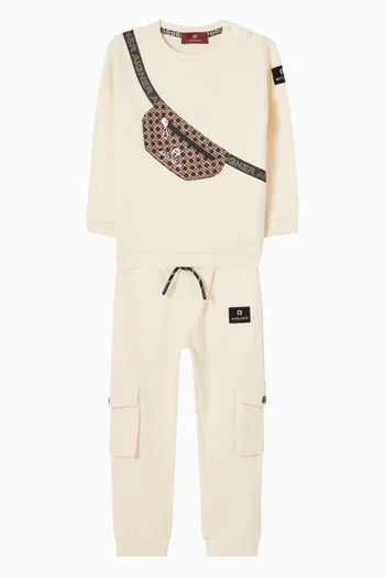 Logo Cargo Sweatpants