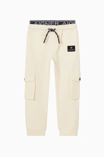 Logo Cargo Sweatpants