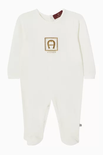 Square Logo Sleepsuit