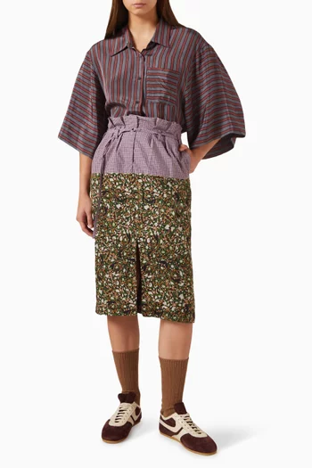 Seacha Printed Midi Skirt