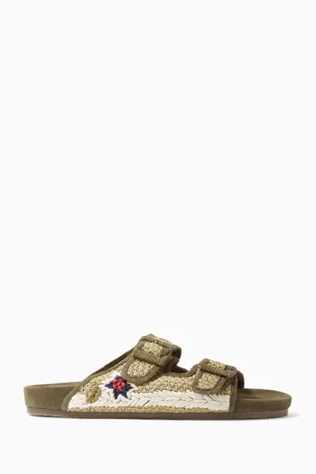 Cano Sandals in Raffia